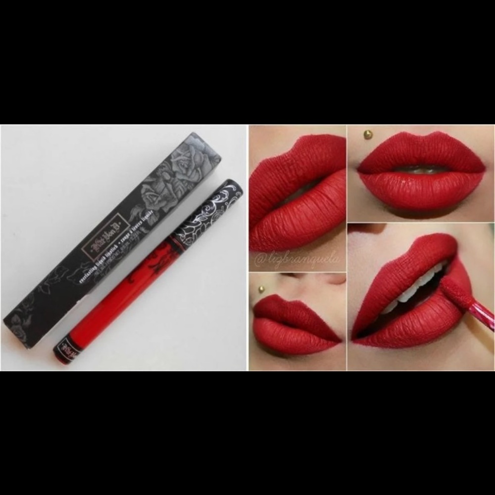 Kat Von D everlasting liquid lipstick Underage Red